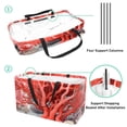 thumbnail image 4 of Coral Large Capacity Foldable Oxford Cloth Decorative Box - Reusable Picnic Basket, Shopping Basket, and Storage Basket, 4 of 7
