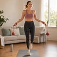 thumbnail image 3 of Dual-Use Cordless Weighted Jump Rope with Double Bearings – Ball-Type Skipping Rope for Indoor Fitness, Anti-Slip Foam Handles, 75cm Weighted Balls, 7mm PVC Wire, 3 of 10