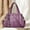 Purple, variant on Messenger Bag Tote Bag for Women Ladies Large Capacity Handbag Soft Leather Woman Messenger Bags Purses Messenger Purple