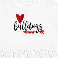 thumbnail image 4 of Inktastic Bulldogs with Heart and Arrow Girls Toddler Dress, 4 of 5