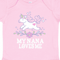 thumbnail image 4 of Inktastic My Nana Loves Me Unicorn Girls Baby Bodysuit, 4 of 5