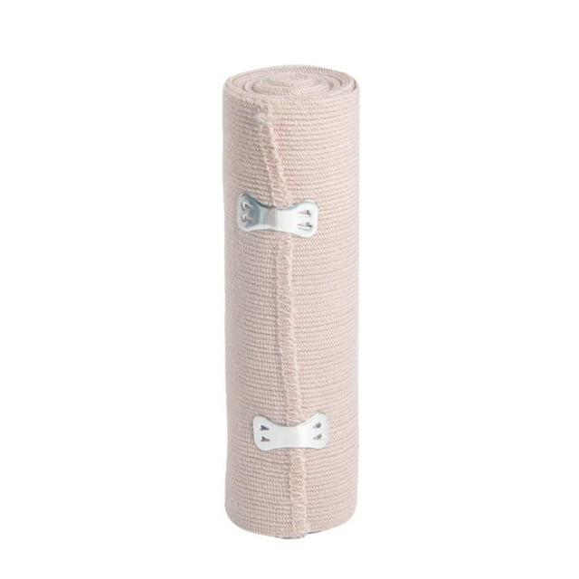 Esquirla Breathable Cotton Elastic Compression Bandage Wrap with Hook Loop Closure 15 cm