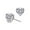 C, variant on BNNG Needle Moissanite Heart Diamond Earrings Sweet Heart Earrings Moissanite Stud Earrings for Women Created Brilliant Heart Moissanite Diamond Earrings