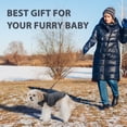 thumbnail image 7 of Windproof Dog Winter Coat Soft Dog Jacket Warm Dog Vest Cold Weather Pet Apparel for Small Medium Dogs,Gray,XS, 7 of 7