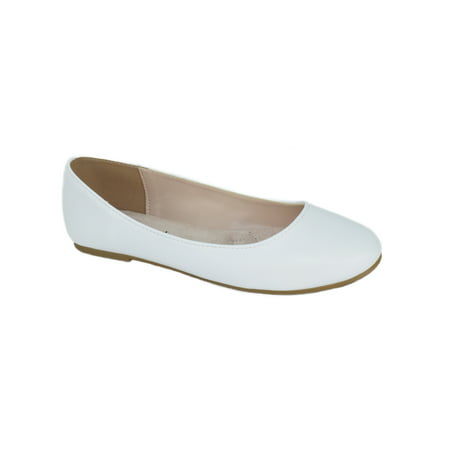 Thesis Formal Shoes Brand City Classified Women Ballet Flats Basic Slip On Round Toe White (Best Quality Formal Shoes)