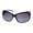 Black & Purple, variant on Womens Tortoise Plastic Rectangle Sunglass, Gradient Lens 537. 1