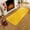 Yellow, variant on Cinvoph Plush Area Rugs for Living Room Bedroom, Machine Washable Soft Cozy Bedside Rug, Indoor Floor Carpet Home Decor 16"x32" Black