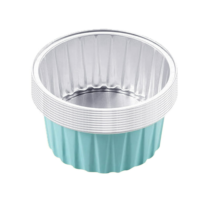 10pcs Aluminum Foil Cups For Air Fryers, Reusable Tin Foil Cups