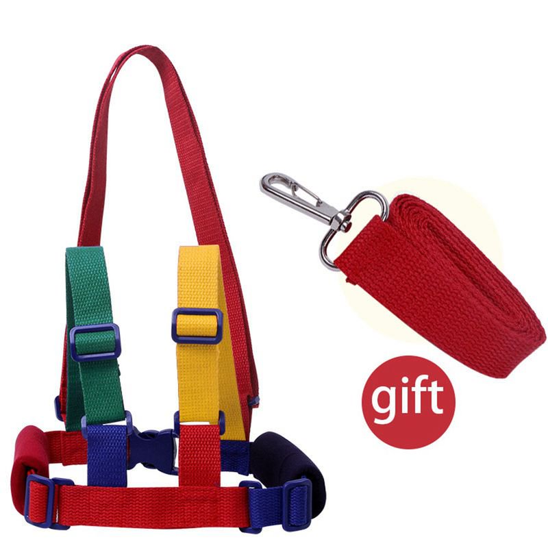 SJENERT 2 in 1 Baby Antilost＆Walking Safety Harness Rein, Toddler