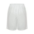thumbnail image 2 of iixpin Boys Solid Color Workout Running Sports Shorts Basketball Training Undershorts Swim Trunks White 15-16, 2 of 6