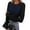 Navy, variant on BUIGTTKLOP Long Sleeve Thermal Shirt for Women Slim Fitted Tops Crewneck Basic T-Shirts with Thumb Holes