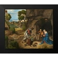 thumbnail image 2 of Giorgione 24x20 Black Modern Framed Museum Art Print Titled - Adoration of the Shepherds, 2 of 5