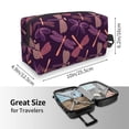 thumbnail image 4 of XMXT Large Capacity Makeup Pouch Bag, Colorful Art Dragonfly Make Up Storage Bag Cosmetic Travel Toiletry Bags for Women Men, One Size, 4 of 9