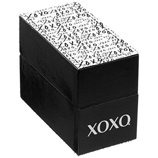 XOXO XO5874 Reloj para Mujer con Brazalete Negro y Tono dorado Accutime Accutime