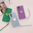 thumbnail image 2 of Para Redmi Note 11S 10S 11 10 Pro Max Dibujos Animados Lindo 3D Love Heart Lanyard Silicona Funda Para Teléfono 9S 11 10 9 8 7 Cámara Proteger El Gao Jiahui unisex, 2 of 2