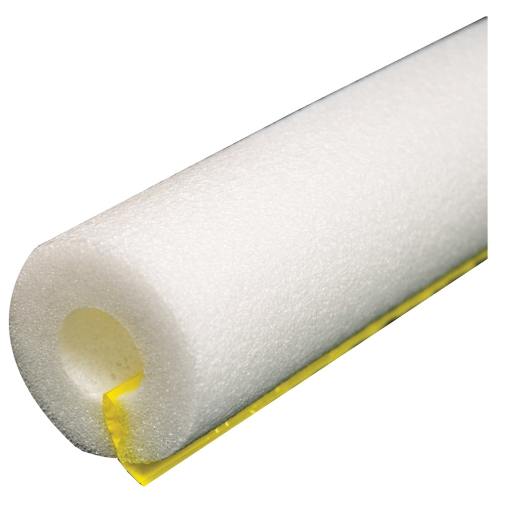 21/8" ID (2" CTS) White SelfSealing Pipe Insulation, 1/2" Wall