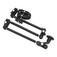 thumbnail image 1 of Camera Articulating Arm, Adjustable Articulating Friction Arm 2KG Load Capacity 1/4 Inch 3/8 Inch Thread  for Selfies for SLR Cameras, 1 of 7