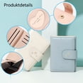 thumbnail image 4 of Women's Smooth Faux Leather Wallet with 8 Card Slots and Note Compartment, Small and Compact Design, 4 of 5