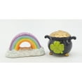 thumbnail image 3 of Ceramic Pot of Gold Rainbow Salt and Pepper Shakers Saint Patricks Day Decor, 3 of 5