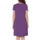 thumbnail image 3 of Vestido de salón para mujeres INSPIRE CHIC, camisones de noche, pijamas de color sólido, con cuello redondo, bata de noche M púrpura, 3 of 5