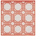 thumbnail image 3 of Safavieh Amherst Winnie Geometric Area Rug, Ivory/Orange, 5' x 5' Square, 3 of 10