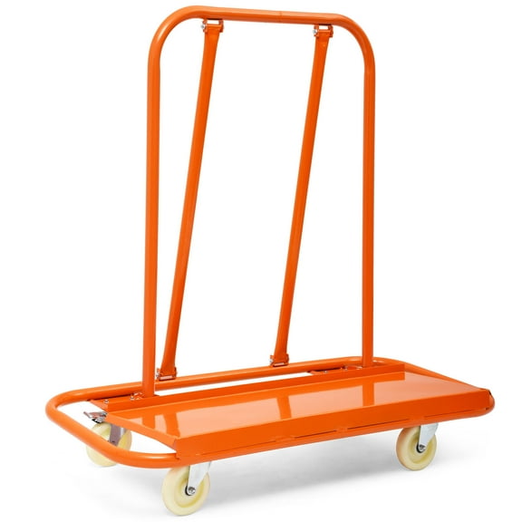 RVNI 3000LB Heavy Duty Drywall Sheet Cart 45.3" L × 22.4" W × 46" H With 4 Swivel Wheels Sheet Panel Sheetrock