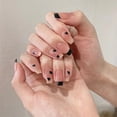 thumbnail image 3 of Uñas postizas cuadradas, uñas postizas nude, uñas postizas cuadradas para mujeres y niñas, 3 of 5