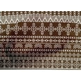 thumbnail image 4 of oneOone Cotton Poplin Brown Fabric Geometric Tribal Sewing Material Print Fabric By The Yard 42 Inch Wide, 4 of 4