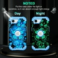 thumbnail image 6 of Casetego for iPhone 16e Case,iPhone 17e Case,Glow in The Dark Cute Fashion Blue Crystal Butterfly,Heavy Duty Shockproof Protective Stylish Phone Case for Women Girls Gifts,Blue Butterfly, 6 of 9