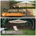 thumbnail image 2 of Base para paraguas InfiniPower de 11 kg, redonda, resistente, de resina, color bronce, 2 of 4