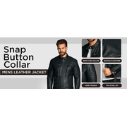 Mens Motorbike Leather Jacket Distress Zip Up Motorcycle Protection Jackets Natural Black-42
