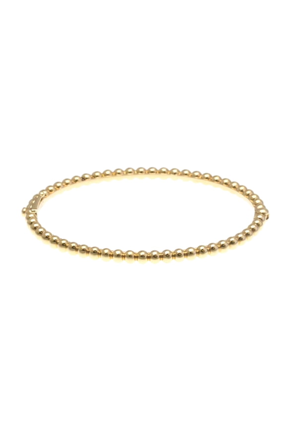 Pre-Owned Van Cleef & Arpels Perlee Pink Gold (18K) No Stone Charm Bracelet Pink Gold (Good)