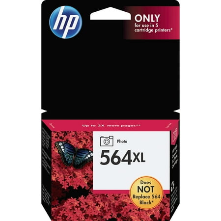 HP 564XL, (CB322WN) High Yield Photo Black Original Ink Cartridge
