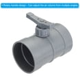 thumbnail image 3 of Uxcell 3" HVAC Duct Manual Volume Damper, PP Adjustment Flame Retardant Airflow Backdraft Damper Control Dark Grey, 3 of 5