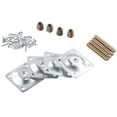 thumbnail image 4 of Leg Fixing Mounting Plate Level WITH Metal Dowel Screw For Wooden Chair Table, 4 of 8