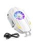 thumbnail image 3 of Matsuzay Ventilador de refrigeración para teléfono móvil, radiador portátil, 3 marchas, ajustable, recargable, Universal, Cool Gaming, accesorio de Teléfono y Comunicación Blanco, 3 of 6