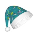 thumbnail image 2 of Balery Cute Shark Turtle Pattern Santa Hat Christmas Hat Funny Christmas Hat Christmas Knitted Beanie Hat For Men Women Adult, 2 of 6