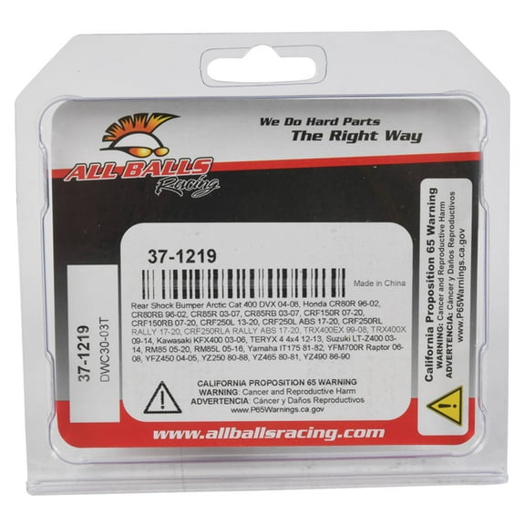 All Balls Racing 04-08 Arctic Cat 400 DVX Rear Shock Bumper