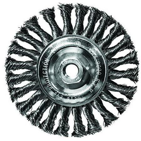 

6 x 0.63 x 11 in. Knotted Wire Wheel Brush