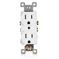 thumbnail image 2 of Faith [10-Pack] Duplex Receptacle Outlet, Tamper-Resistant 3-Prong Outlet Receptacle, 3-Wire, Self-Grounding, 2-Pole,15A 125V, UL Listed, White, 2 of 8
