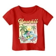 thumbnail image 3 of Hiijoy Big Girls Graphic Tee Summer Beach Short Sleeve T-Shirt for Kids, Sizes 1-13, 3 of 3