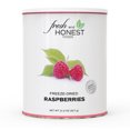 thumbnail image 1 of Fresh and Honest Foods 100% All Natural Freeze Dried Raspberries 11.2 OZ #10 Can, 1 of 2