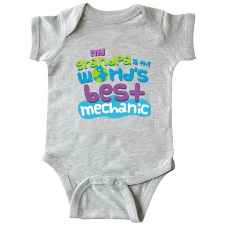 

Inktastic Mechanic Grandpa Gift Gift Baby Boy or Baby Girl Bodysuit