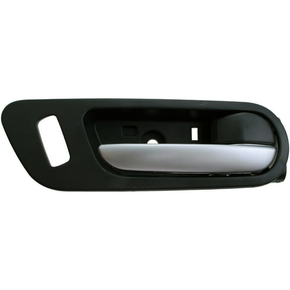 Dorman 96544 Front Passenger Side Interior Door Handle for Specific Mazda Models, Black; Chrome