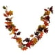 thumbnail image 2 of 1, hojas de arce artificiales de ratán-guirnalda de otoño guirnalda de follaje, planta colgante para boda, puerta, telón de fondo decoración Sin LED Baoblaze Guirnalda de hojas de arce, 2 of 8