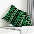 thumbnail image 3 of St. Patrick's Day Pillow Covers 16x16 Inch Decorative Throw Pillow Cover, Spring Green Lucky Clovers Shamrock Sofa Pillowcases Accent Cushion Case Home Decor Bedroom Living Room, 3 of 6