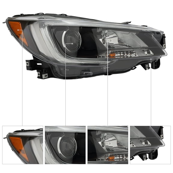Halogen LED Headlight Headlamp Right Passenger For 2018-19 Subaru Legacy/Outback
