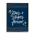 thumbnail image 2 of Stupell Industries Stars Stripes Forever Americana Independence Day Graphic Art Gray Framed Art Print Wall Art, Design by Amanda Houston, 2 of 5