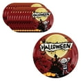 thumbnail image 2 of Wovilon 10 Pcs Halloween Paper Plates Disposable Paper Plates Suitable For Halloween Party Supplies, 2 of 6