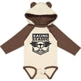 thumbnail image 3 of Inktastic Racing League with Race Car Wheel and Wings Boys or Girls Long Sleeve Baby Bodysuit, 3 of 5
